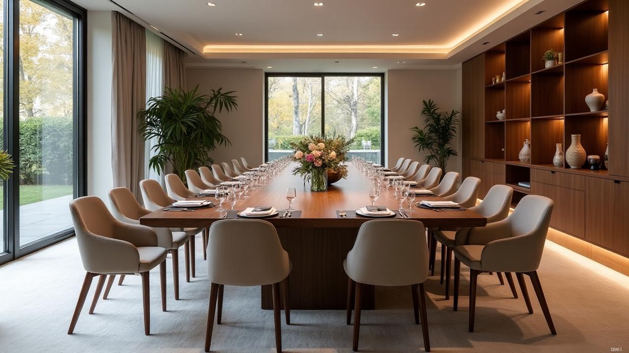 Dimensiuni masa 12 persoane - Ghid complet alegere