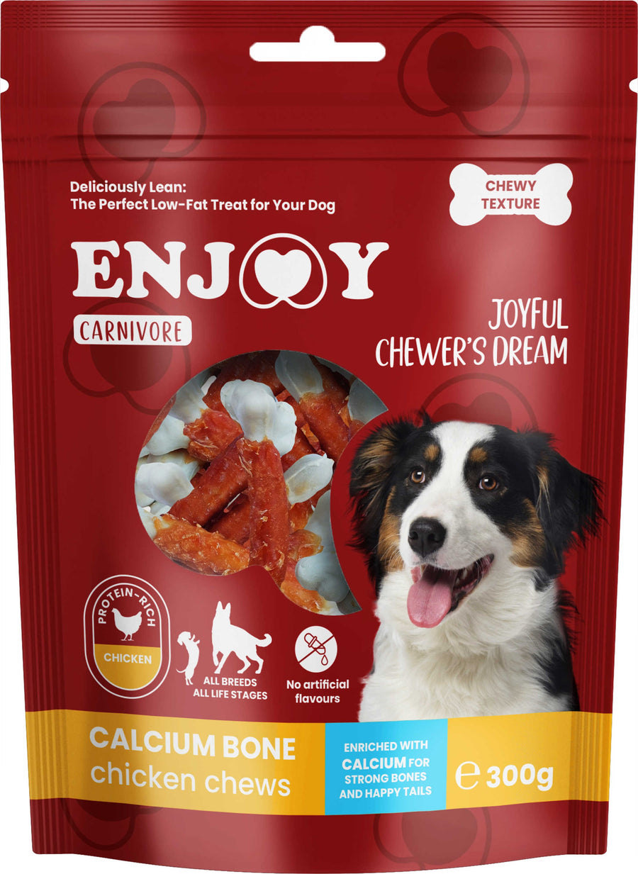 Enjoy Recompense Carnivore - Oase cu Calciu și Pui - 300g