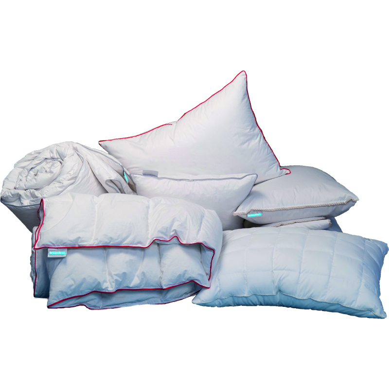 Pilota Ortopedicus cu puf și pene de gâscă + husă bumbac - Cea mai bună pilotă premium cu puf natural